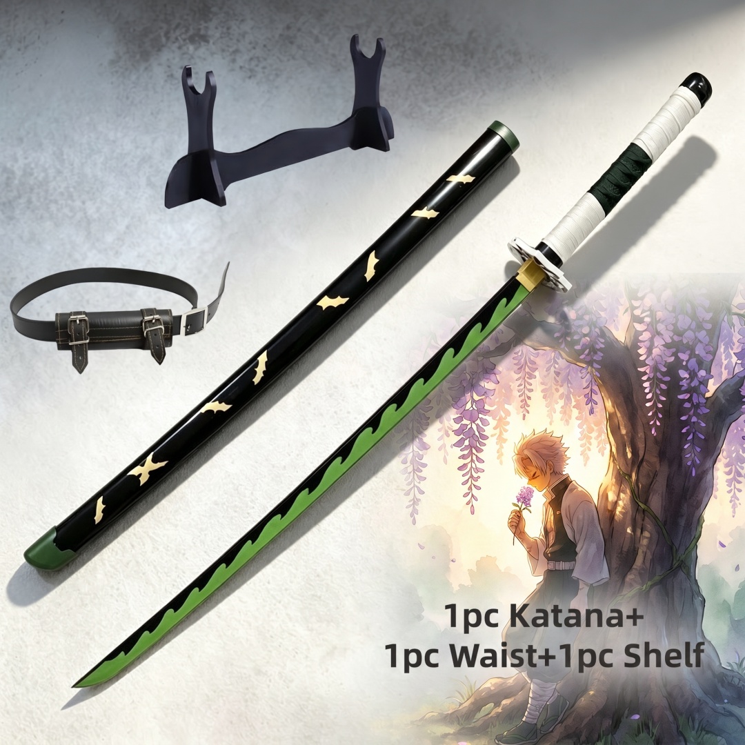 Cosplay Prop Dagger - 40 inç Demon Slayer Shinazugawa Sanemi