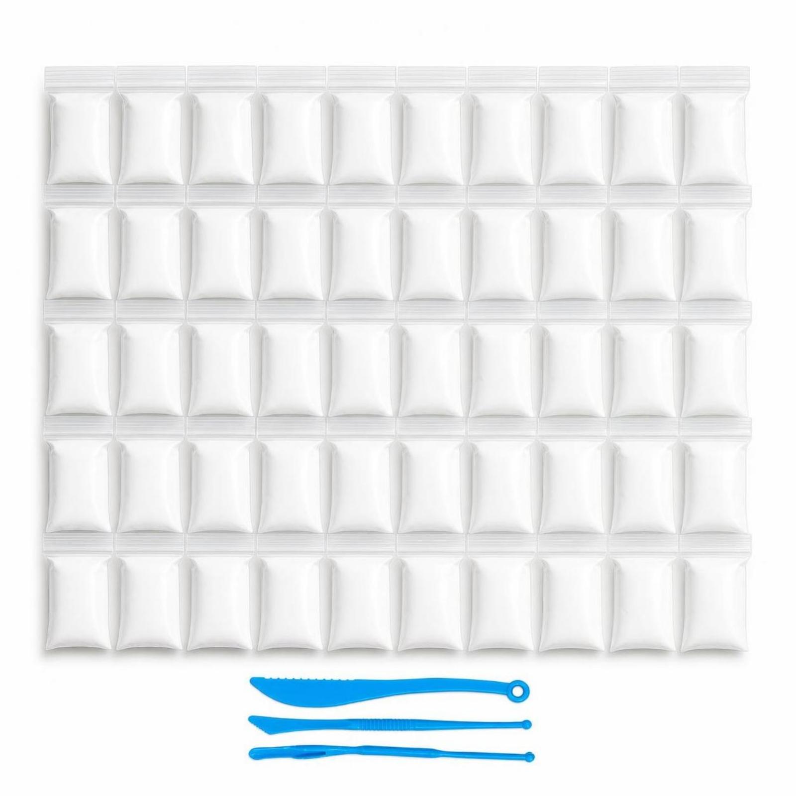 Foam Clay Sculpt - Hava ile Kuruyan 50'li Paket Beyaz