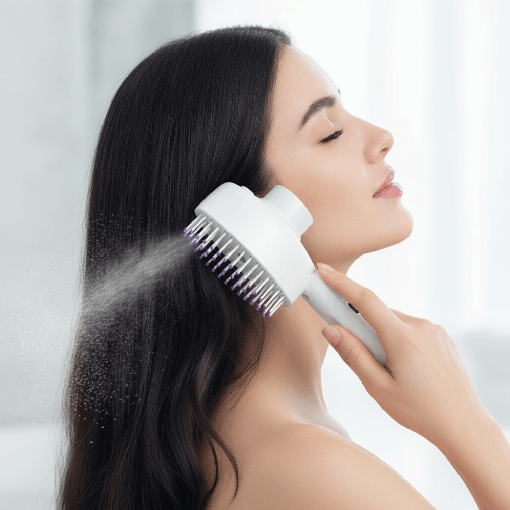 Hair Spray Color - Çok Fonksiyonlu Kırmızı Işıklı Sprey Masaj